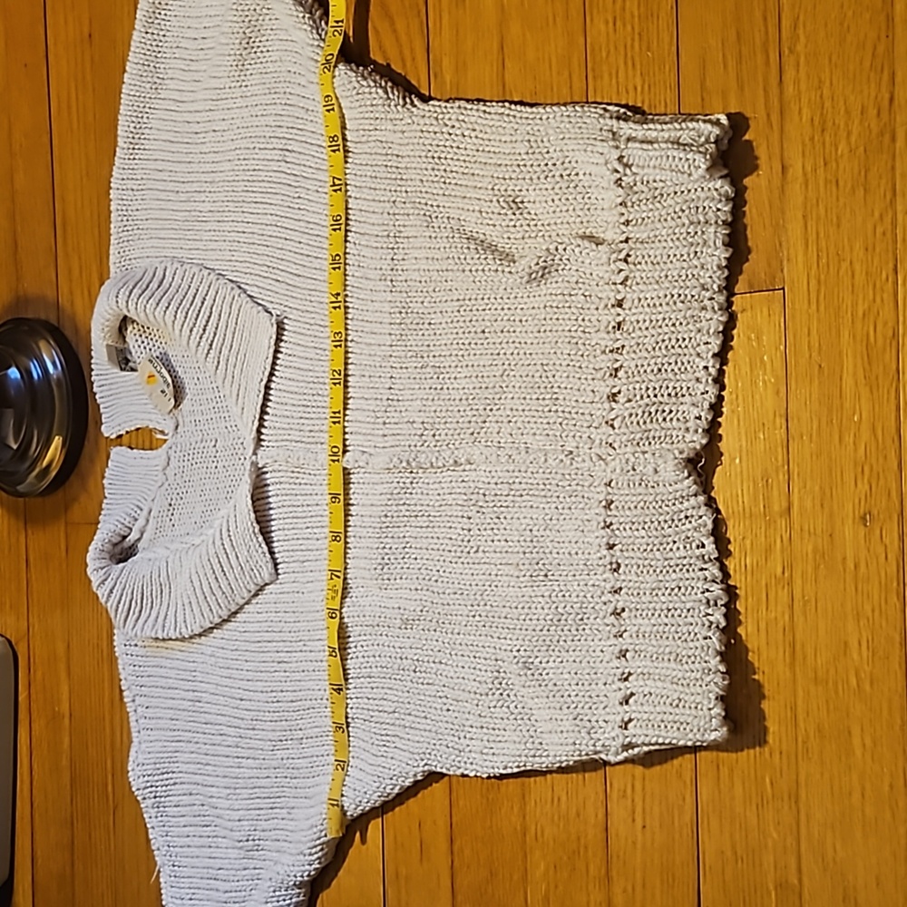 Liz Claiborne Petite Dolman Short Sleeve Pullover V-Neck Sweater P Retro - Picture 8 of 16